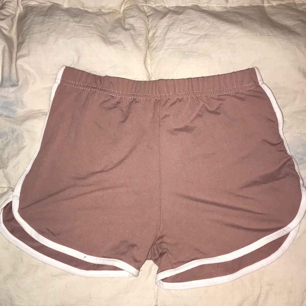 Rose Pink Stretchy Shorts